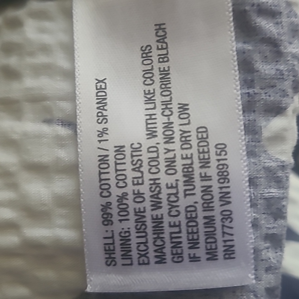 A New Day Dress Blue and White Sundress Maxi Size XS - Picture 6 of 6